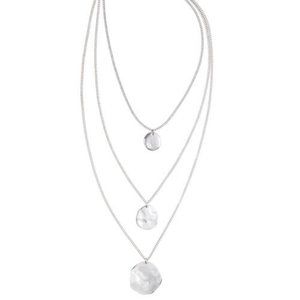 Chloe & Isabel Three Row Paillette Graduated Pendant - N150S - NEW